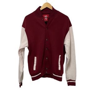 Courage Men’s Button Front Varsity Jacket Size L